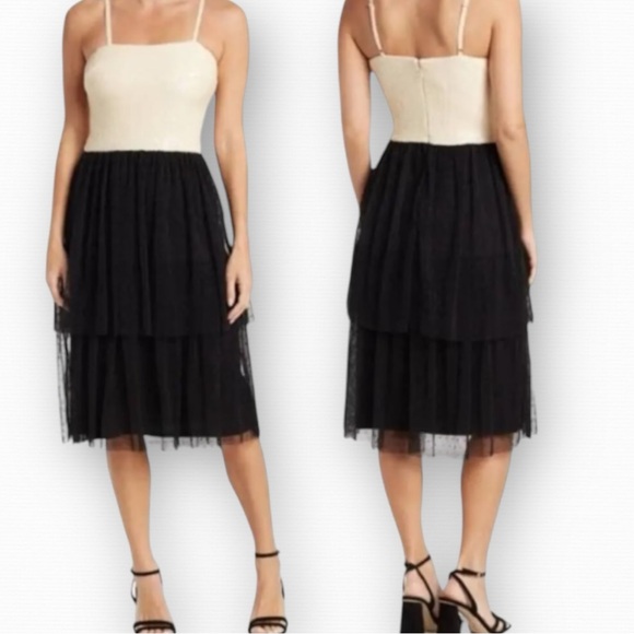 Dress the Population Dresses & Skirts - Dress the Population Sequin and Tulle Dress XXS NWT